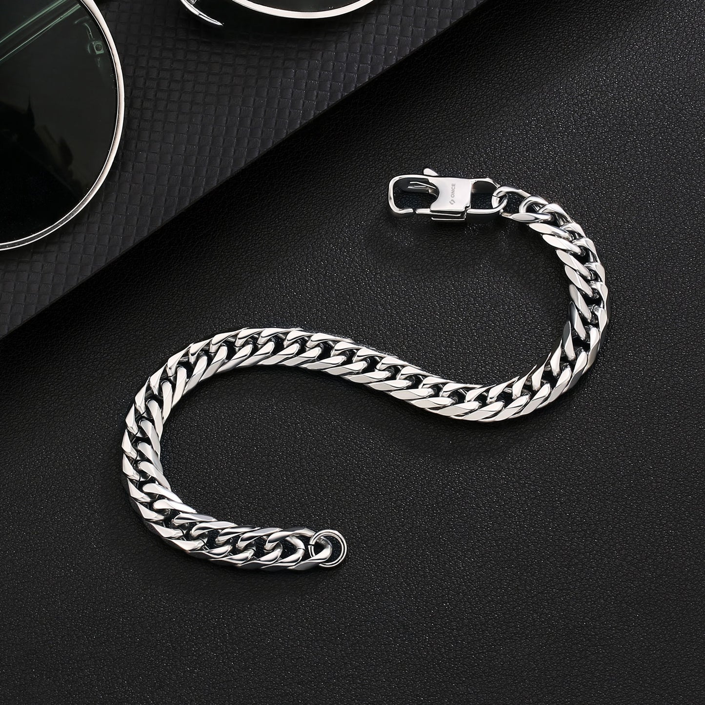 Pulsera Miami Cuban 6 Lados 8mm