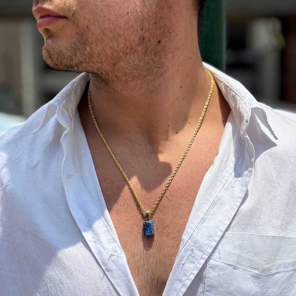 Collar Lithos Dorado
