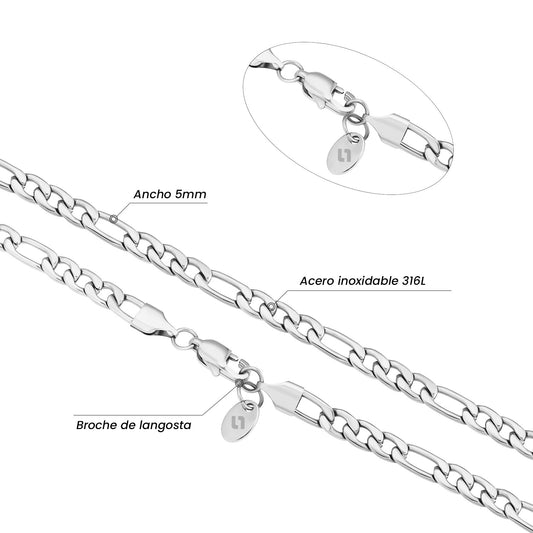 Set Cartier | 5mm Plateado