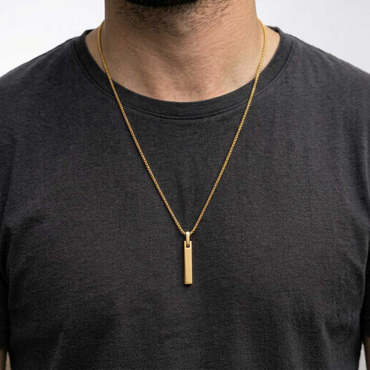 Collar Polygon Dorado