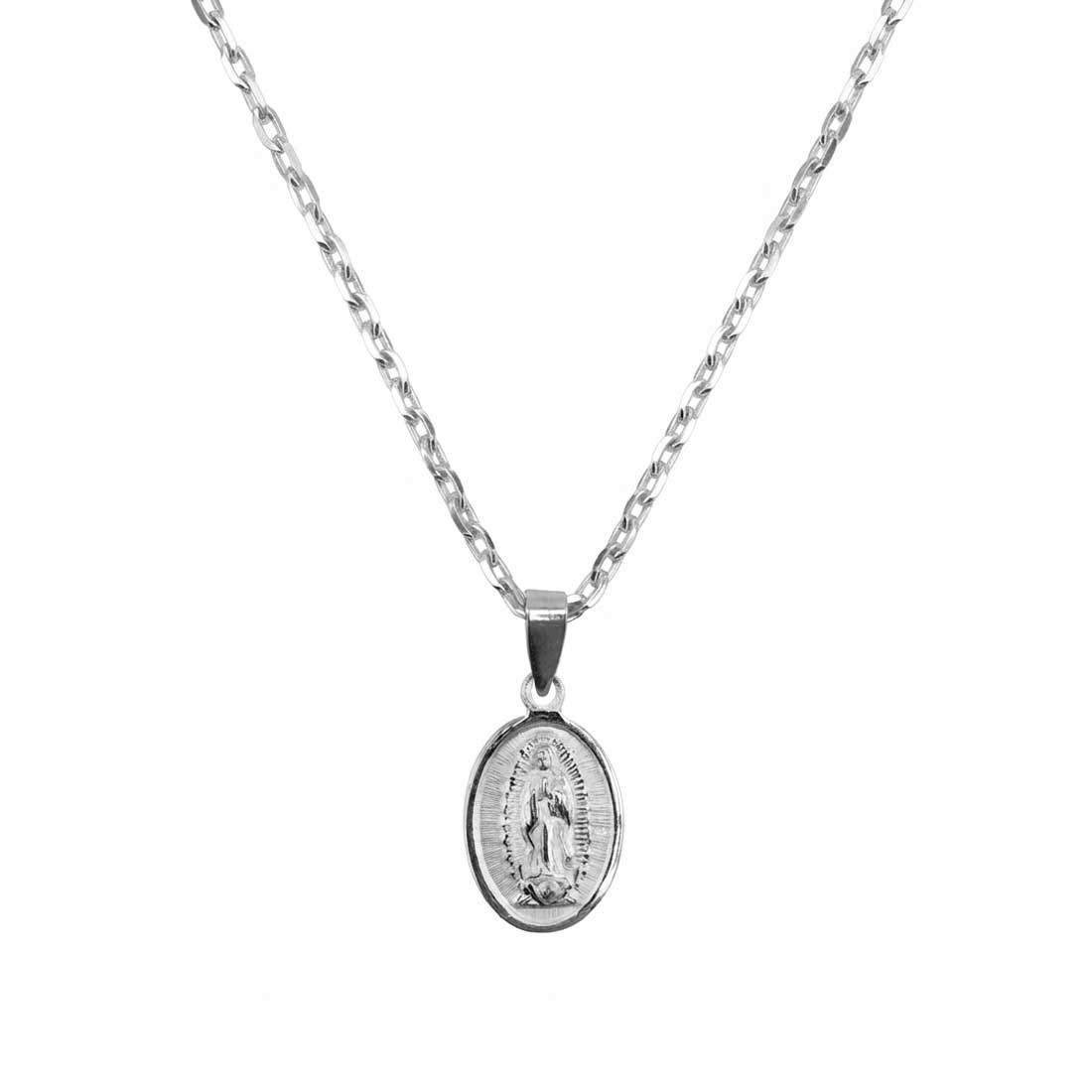 Collar Virgen de Guadalupe de Plata