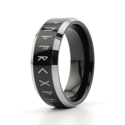 Anillo Algiz Tungsteno