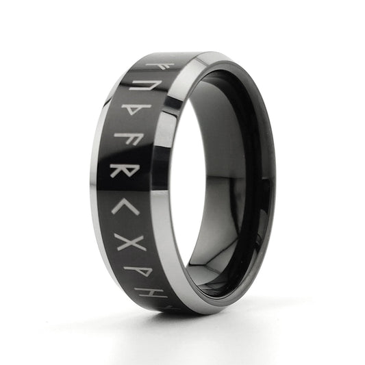 Anillo Algiz Tungsteno