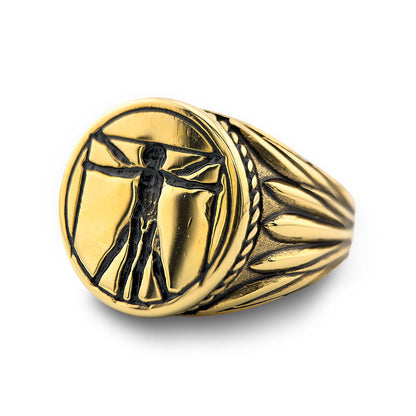 Anillo Hombre de Vitruvio