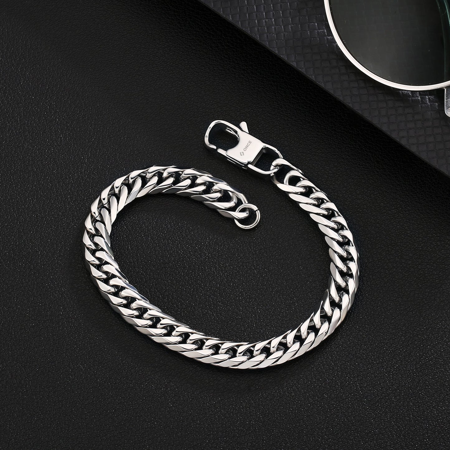 Pulsera Miami Cuban 6 Lados 8mm