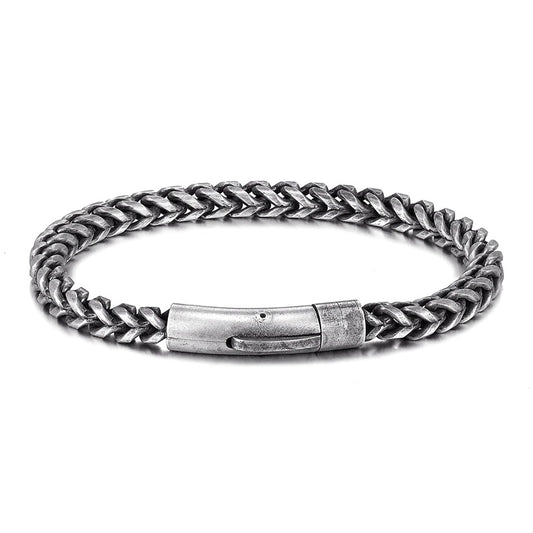 Pulsera Franco Retro Plateado