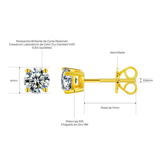 Arete Stellar Moissanita P-925