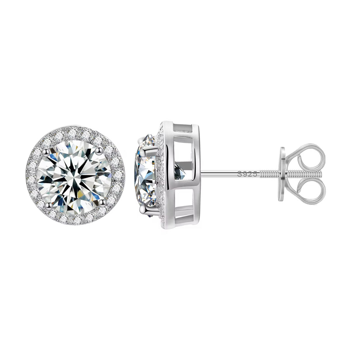 Arete Febo Moissanita P-925