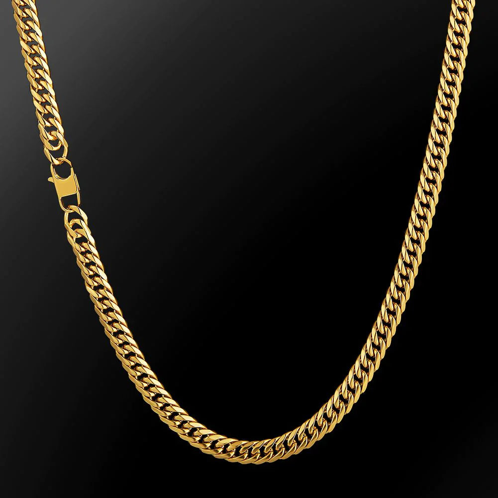 Collar Miami Cuban 6 Lados 6mm