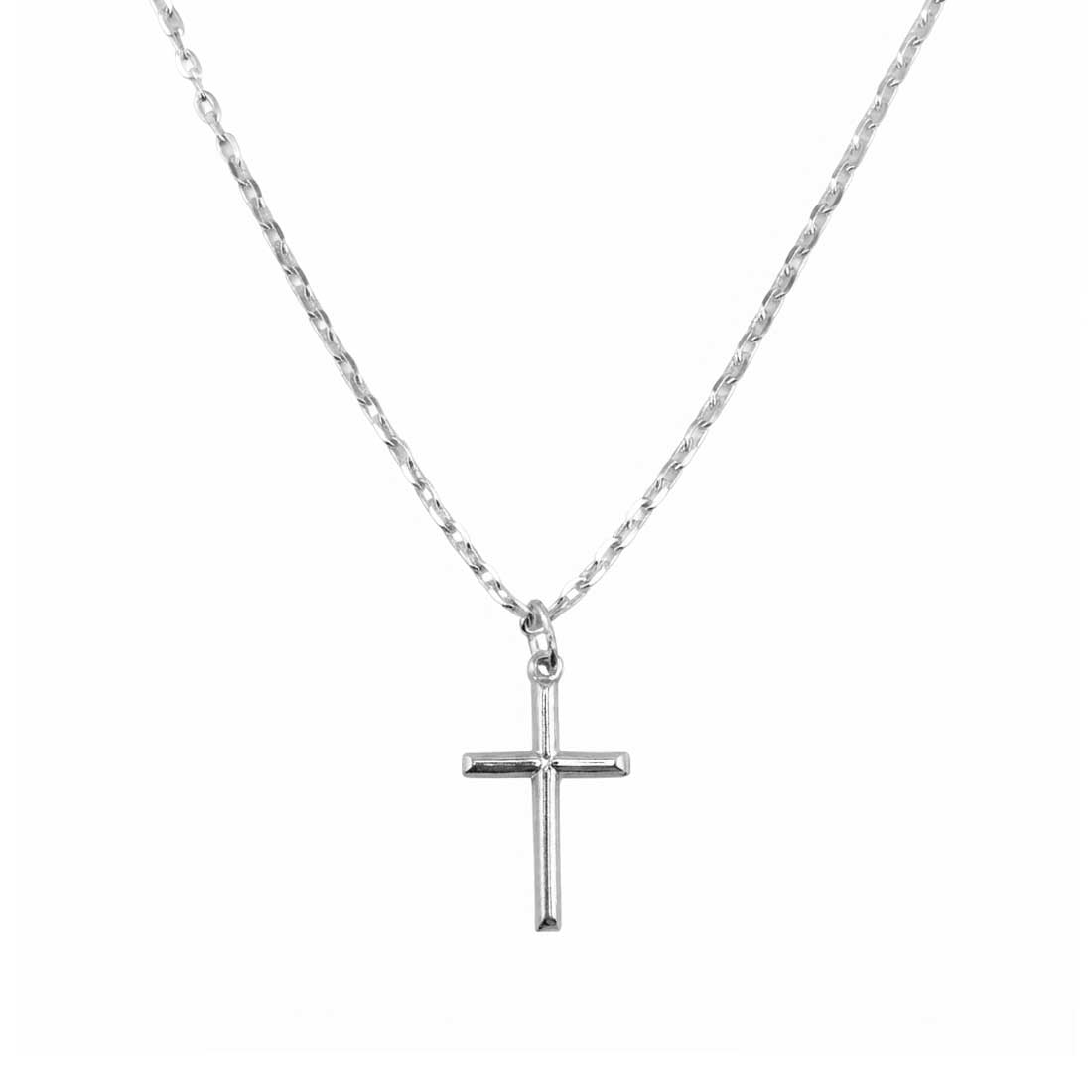 Collar Cruz Latina de Plata