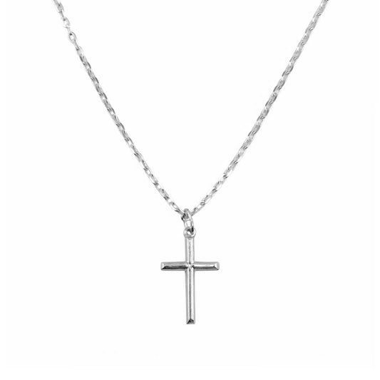 Collar Cruz Latina de Plata