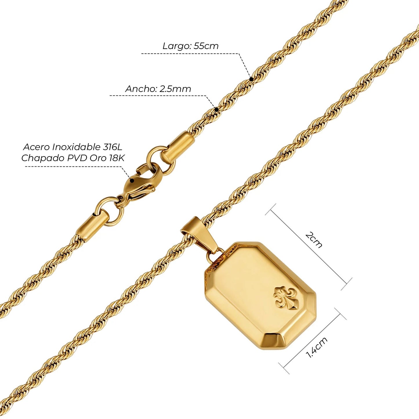 Collar Flor de Lis