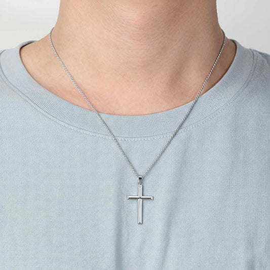 Collar Cruz Biselada P-925