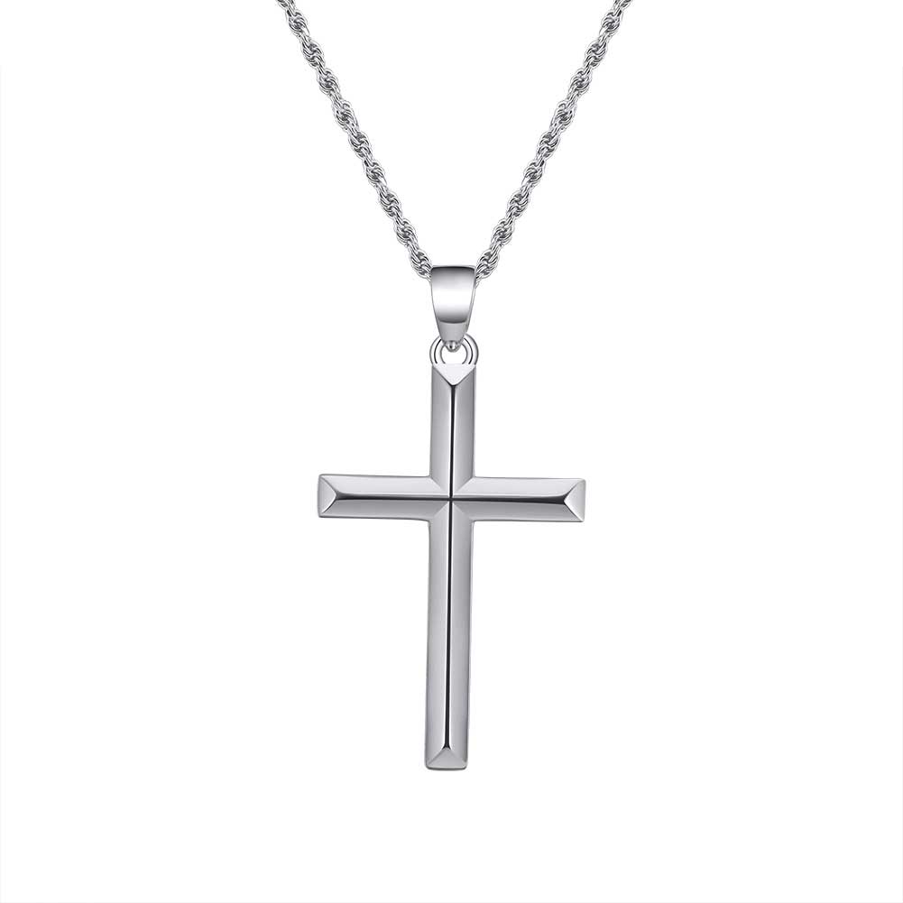 Collar Cruz Biselada P-925