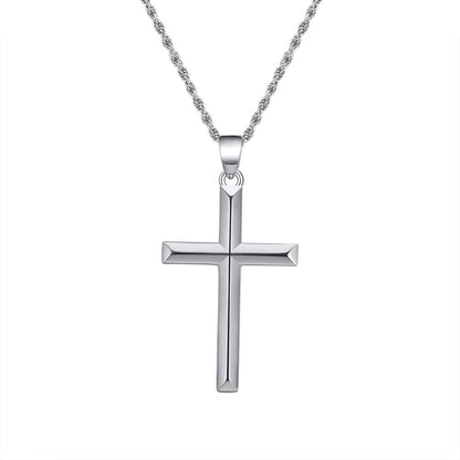 Collar Cruz Biselada P-925