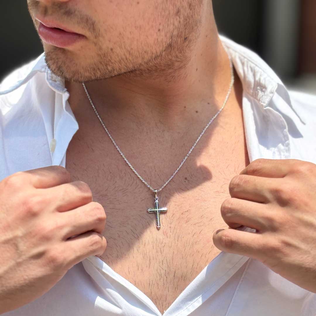 Collar Cruz de los Eternos CZ P-925