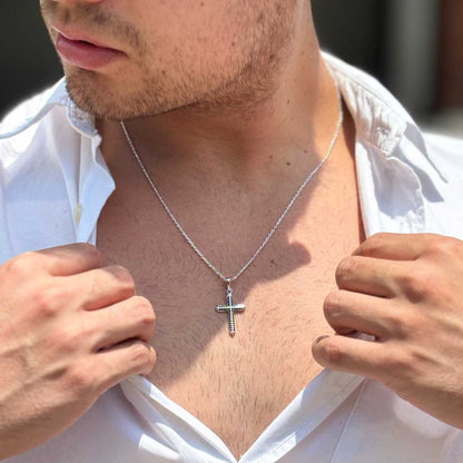 Collar Cruz de los Eternos CZ P-925