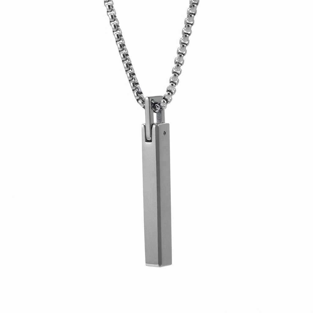 Collar Polygon Plateado