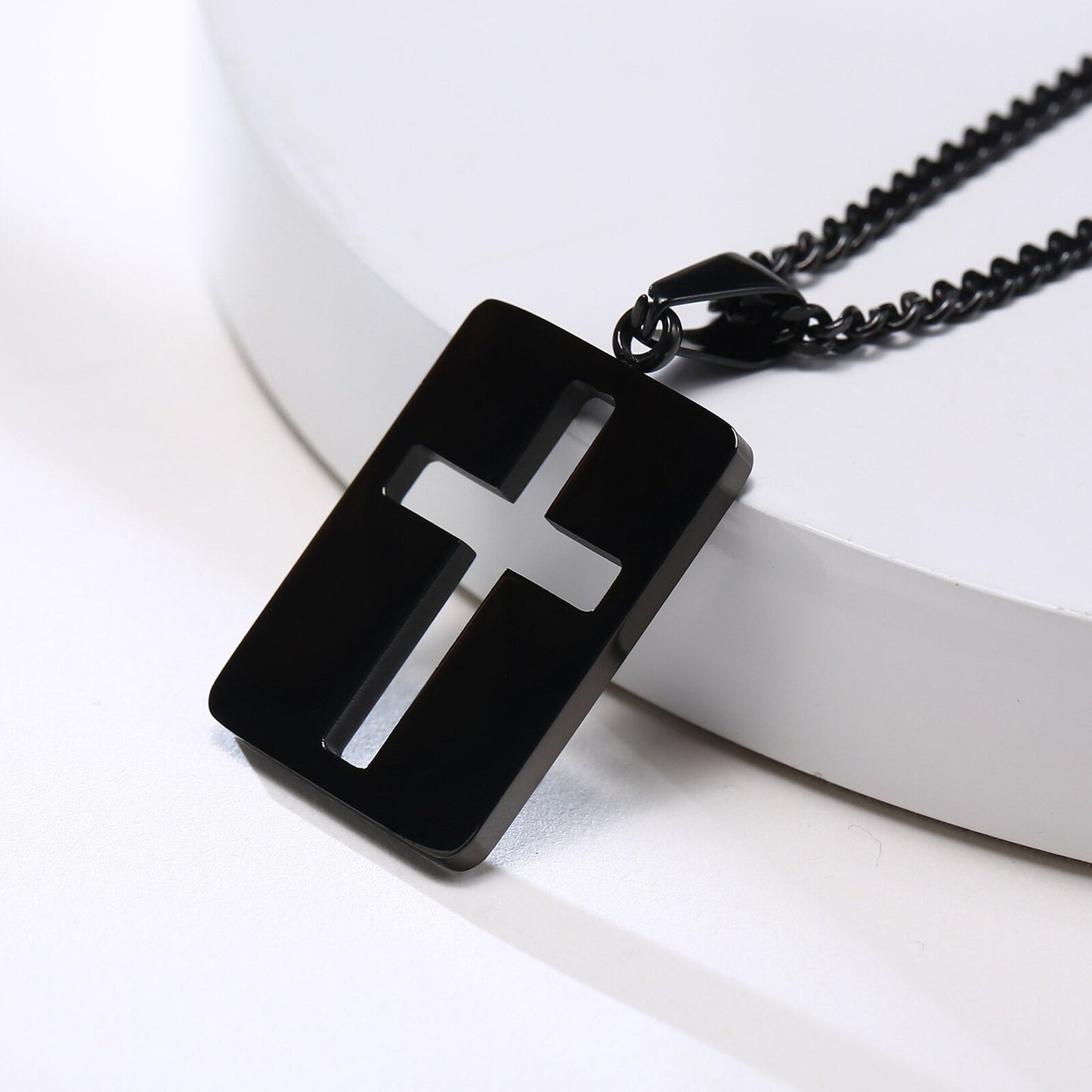 Collar Cruz Troquelada