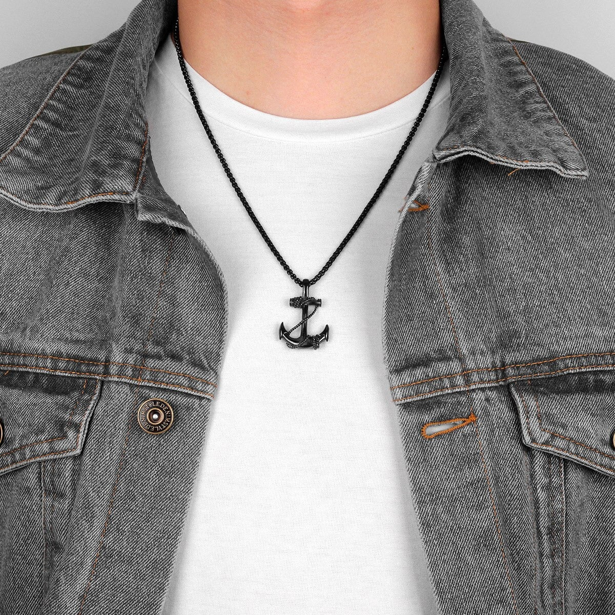 Collar Ancla Negro
