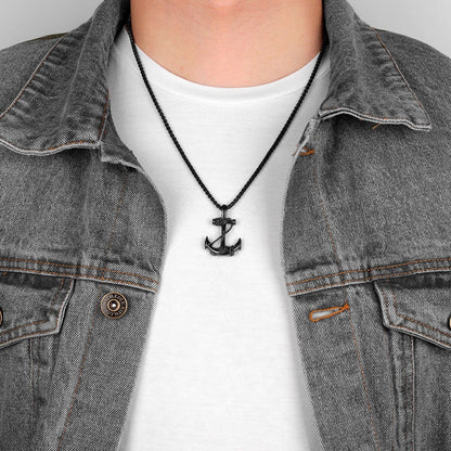 Collar Ancla Negro