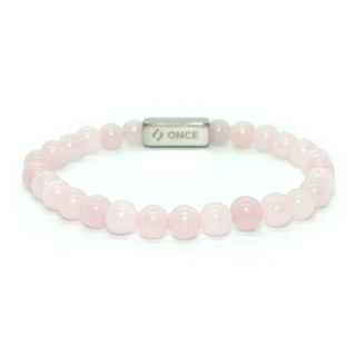 Pulsera Terra Cuarzo Rosa 6mm