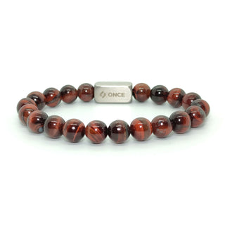 Pulsera Terra Ojo de Tigre Rojo 8mm