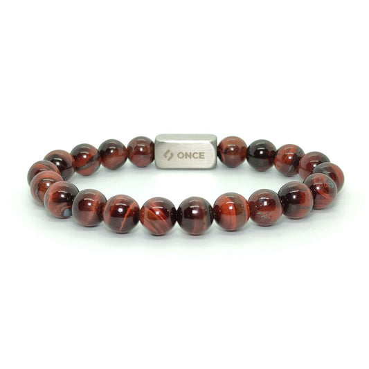 Pulsera Terra Ojo de Tigre Rojo 8mm