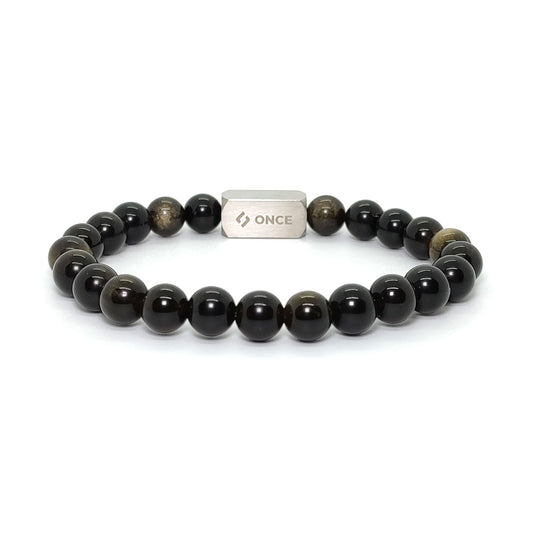 Pulsera Terra Obsidiana 8mm