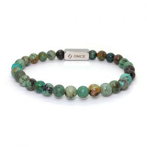 Pulsera Terra Turquesa Africana 6mm