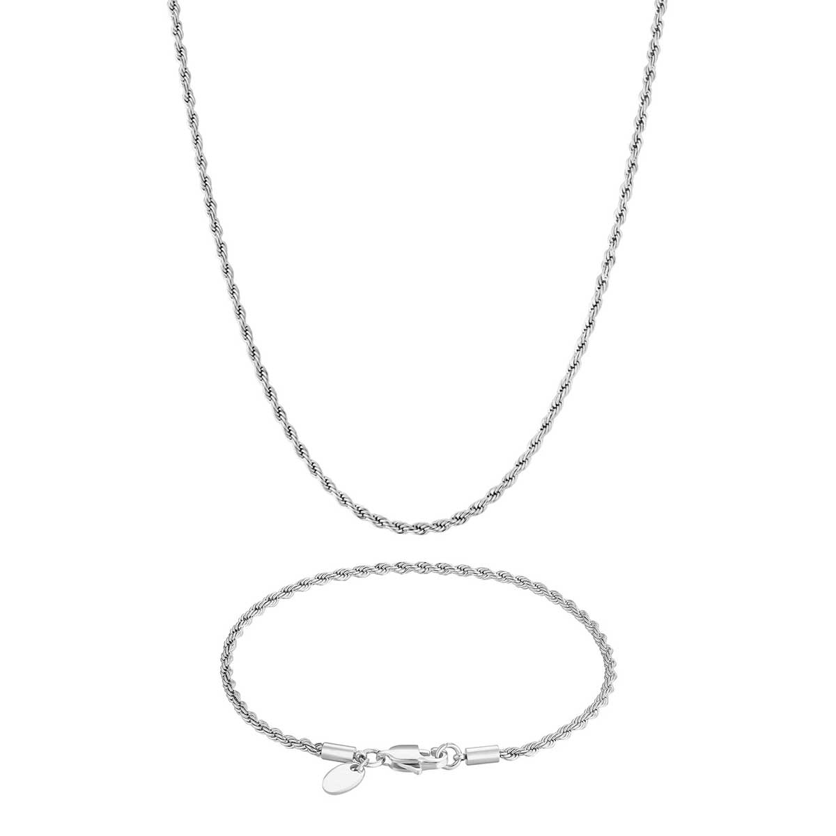 Set Soga 2.5mm Plateado