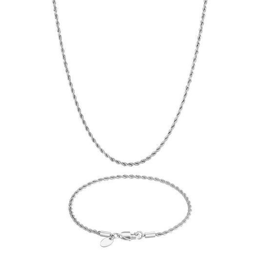 Set Soga 2.5mm Plateado