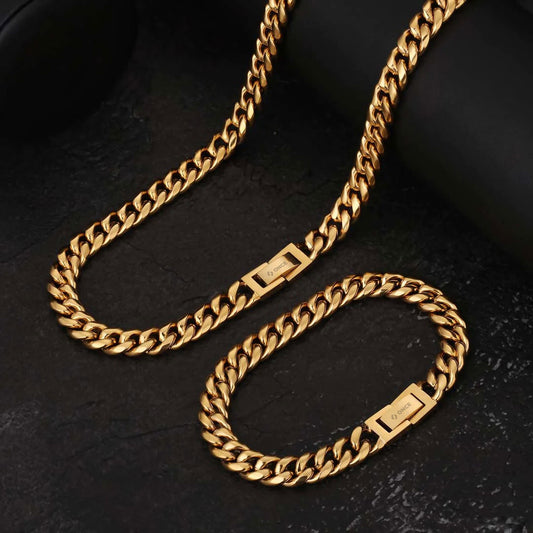 Set Miami Cuban | 8mm Dorado