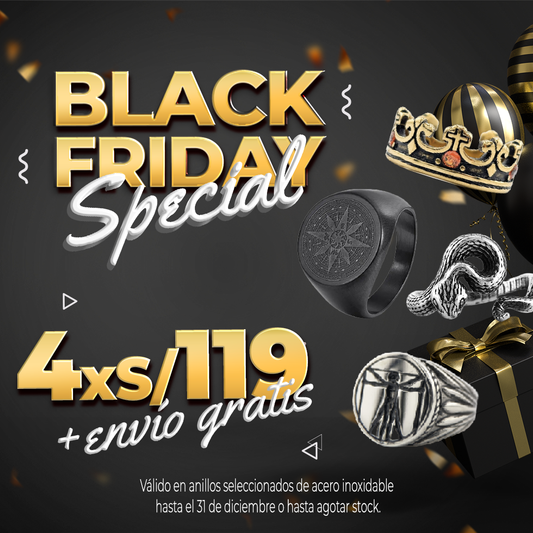4 Anillos de Acero – Oferta Especial (Pack x4)